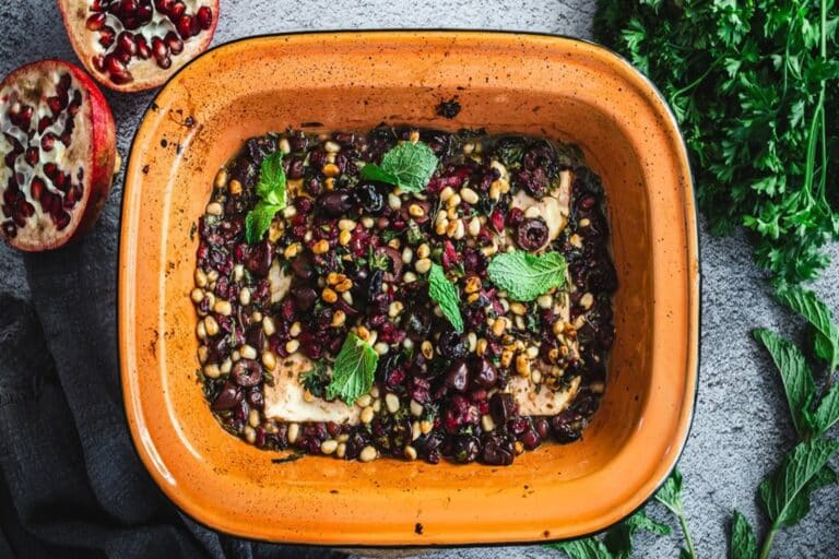 Φέτα ρόδι: Εκπληκτική συνταγή για ψητή φέτα με ρόδι