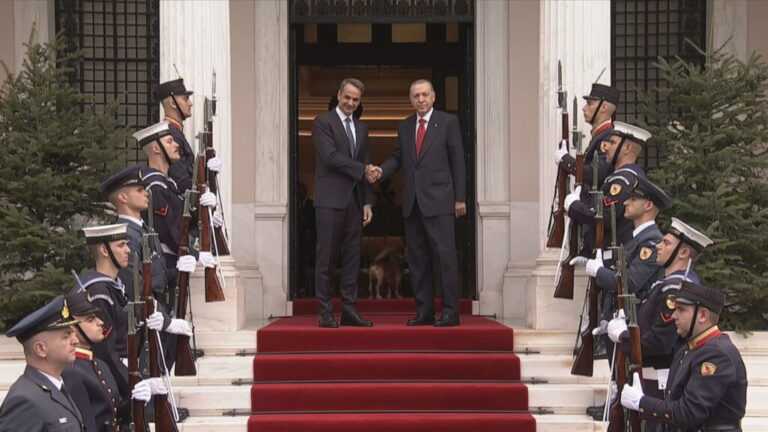 Ρετζέπ Ταγίπ Ερντογάν: Η υποδοχή στο Μαξίμου του Τούρκου προέδρου από Μητσοτάκη & Σακελλαροπούλου