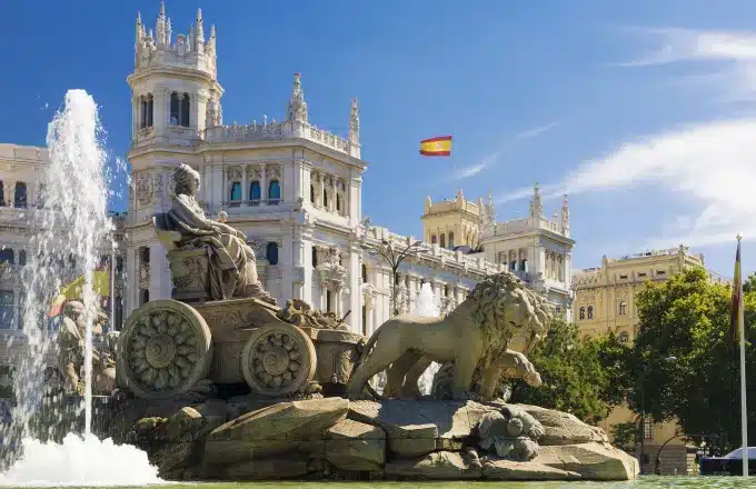 plaza de cibeles madrid spain shutterstock