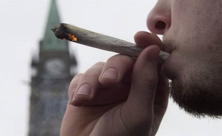 smoking a