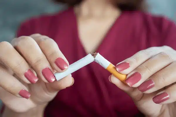 smoking a
