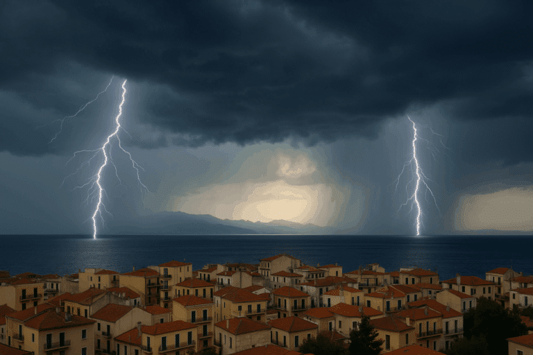 Κακοκαιρία «Adel»: Ισχυρές βροχές και καταιγίδες σε 10 περιοχές έως την Παρασκευή