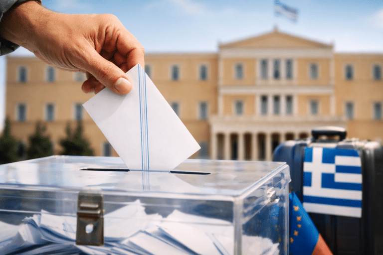 Απόδημοι στην κάλπη: Επιστολική ψήφος και ειδική περιφέρεια ανεβάζουν το πολιτικό διακύβευμα πριν το 2027