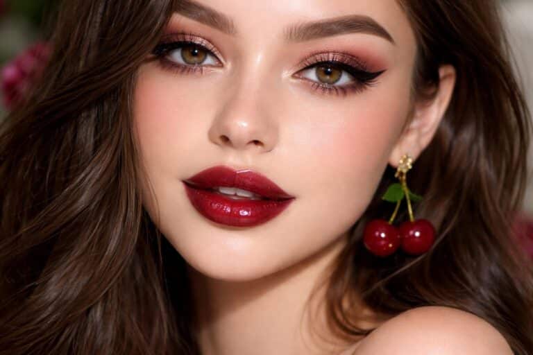 Cherry Cola Lips: Μια τάση που συνδυάζει λάμψη και κομψότητα