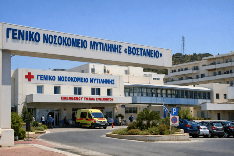 Μετά τη Νίκαια, ένταση και στο Νοσοκομείο Μυτιλήνης κατά την επίσκεψη Γεωργιάδη