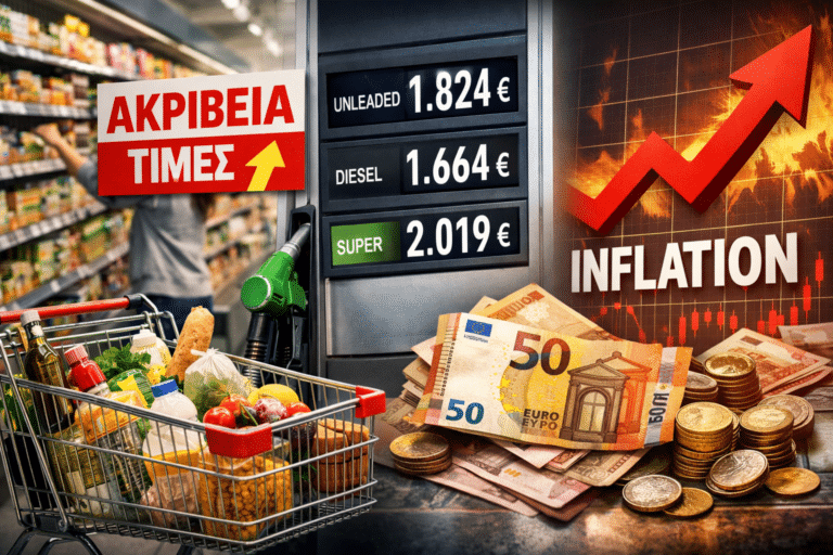 Έκρηξη τιμών στην αγορά – Ανησυχία για νέα ακρίβεια