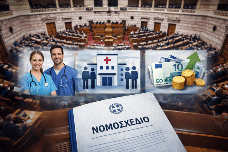 Υπουργείο Υγείας: Έρχεται ερανιστικό νομοσχέδιο με ενίσχυση νοσηλευτών και ταχύτερες προσλήψεις