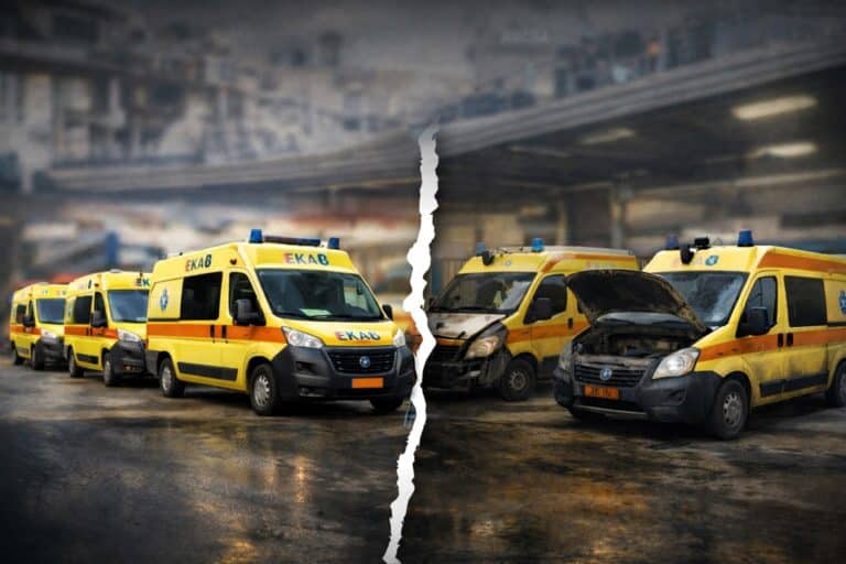 ΕΚΑΒ: Πόσα ασθενοφόρα διαθέτει ο στόλος και πόσα μένουν εκτός κυκλοφορίας λόγω βλαβών;