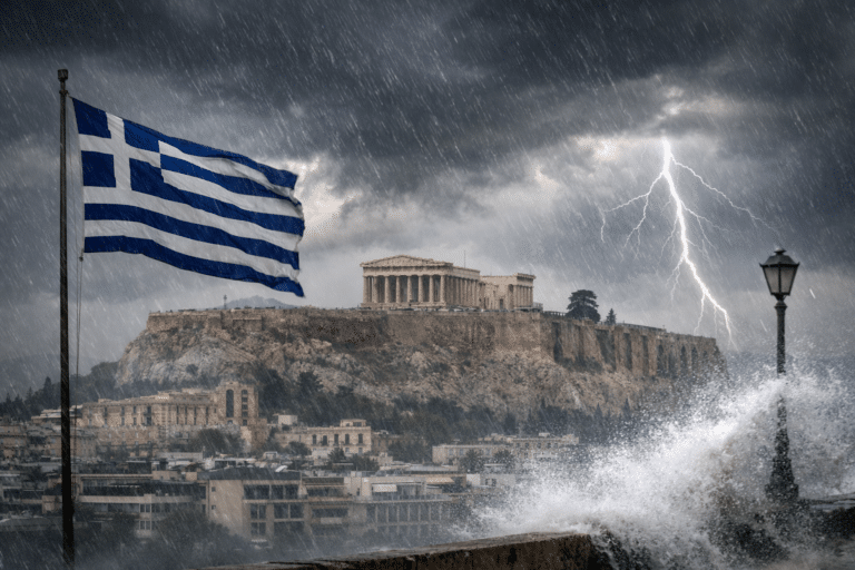 Κακοκαιρία «Ερμίνιο» στην Αττική: Προβλήματα, πτώσεις δέντρων και οδηγίες προστασίας