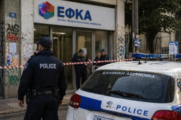 Κεραμεικός: Ένοπλο επεισόδιο σε ΕΦΚΑ – Ο 89χρονος πυροβόλησε σε δεύτερο σημείο