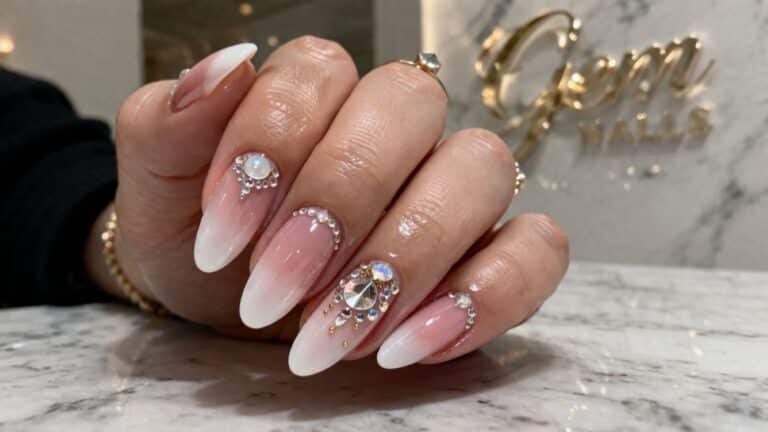 Gem nails: Η λάμψη της πολυτέλειας στα νύχια