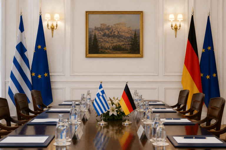 Κρίσιμη συνάντηση Γεραπετρίτη με Γερμανό αξιωματούχο στην Αθήνα