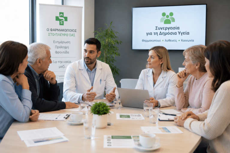 Φαρμακοποιοί και ασθενείς ενώνουν δυνάμεις για ενημέρωση και πρόληψη