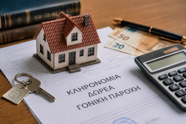 Κληρονομιές και γονικές παροχές: Πώς ισχύουν οι φοροαπαλλαγές για την πρώτη κατοικία