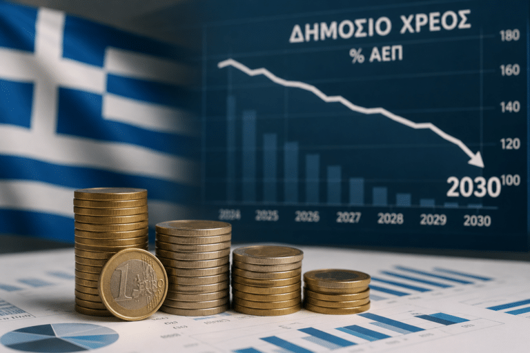 Ορίζοντας 2030: Η Ελλάδα επιταχύνει τη μείωση του δημόσιου χρέους