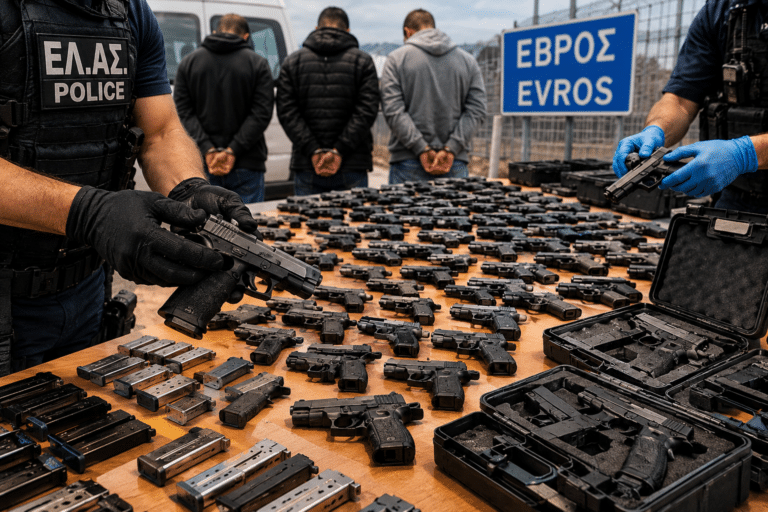 Έβρος: Μυστήριο με τα 147 πιστόλια – Οι συλληφθέντες Τούρκοι δηλώνουν πολιτικά διωκόμενοι