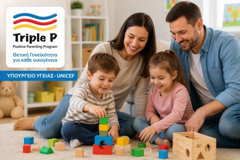 Υπουργείο Υγείας και UNICEF φέρνουν το πρόγραμμα θετικής γονεϊκότητας Triple P στην Ελλάδα